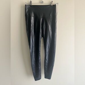 Black Faux Leather Leggings